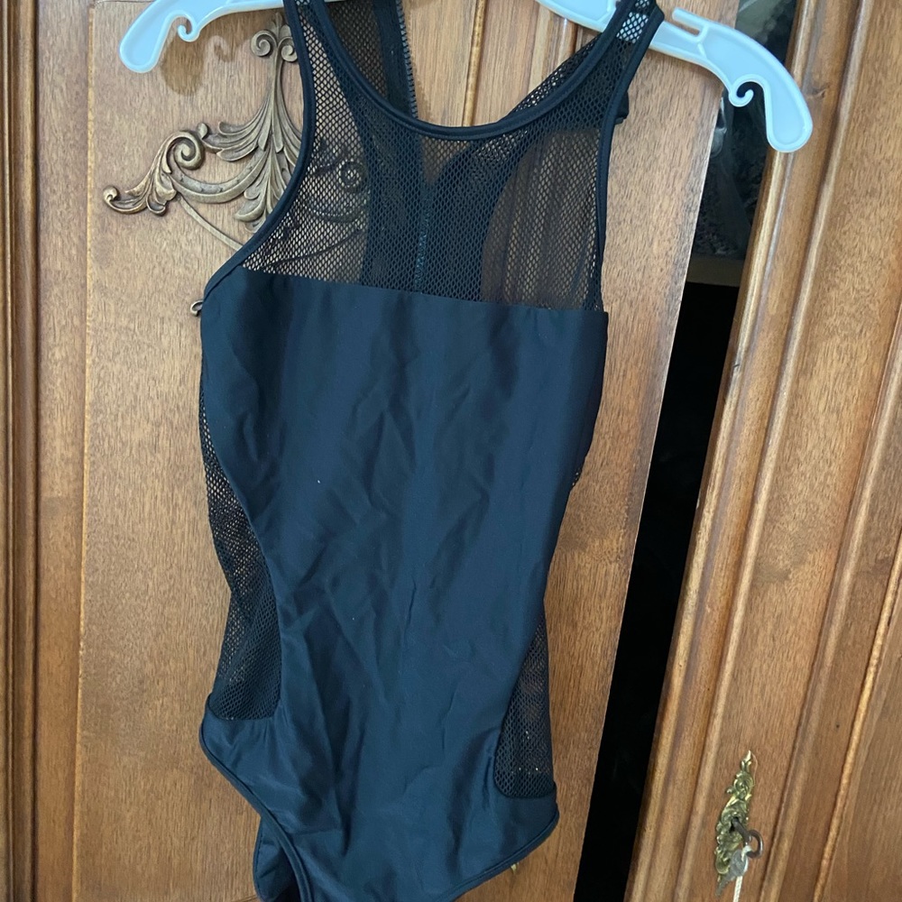 T Alexander Wang bathing suit with mesh inserts a size L  NWT
